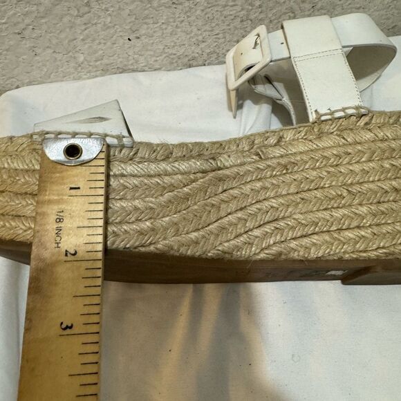 Vince Abby Leather Espadrille Sandal 7 M - Picture 10 of 11